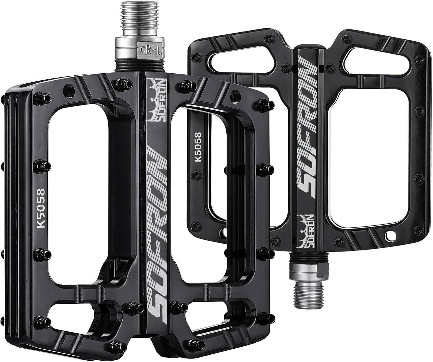 Lightweight Bike Pedals - Anti-Slip MTB, Road, and BMX Pedals - Durable Aluminum Alloy with Smooth Sealed Bearings