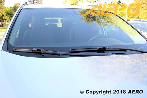 Vista 67 de AERO Avenger - Limpiaparabrisas prémium PTB de 26 + 20 pulgadas para todas las estaciones con repuestos de goma adicionales, repuesto del