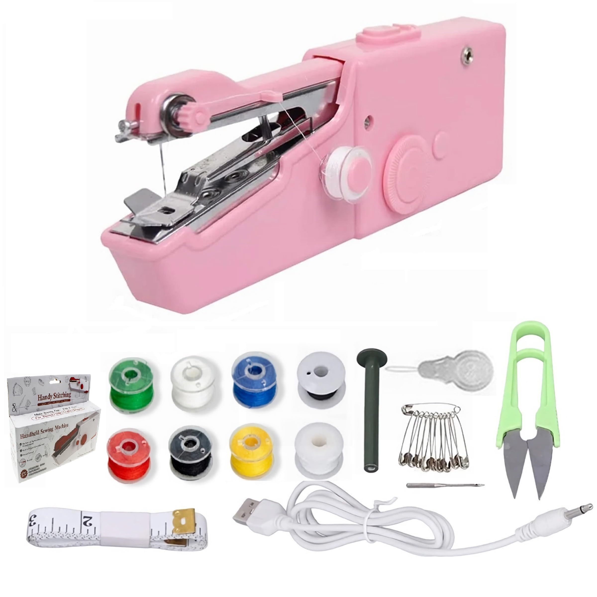 MEESOGA Mini Handnähmaschine - Elektrische Nähmaschine Für Anfänger & Reparaturen