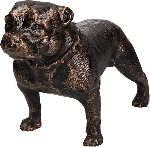 Pit Bull Terrier - Figura de estatua de hierro fundido para perro