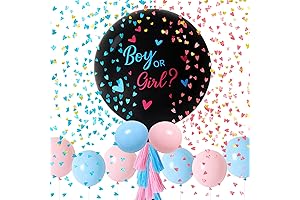 RUBFAC Jumbo Gender Reveal Balloon Kit