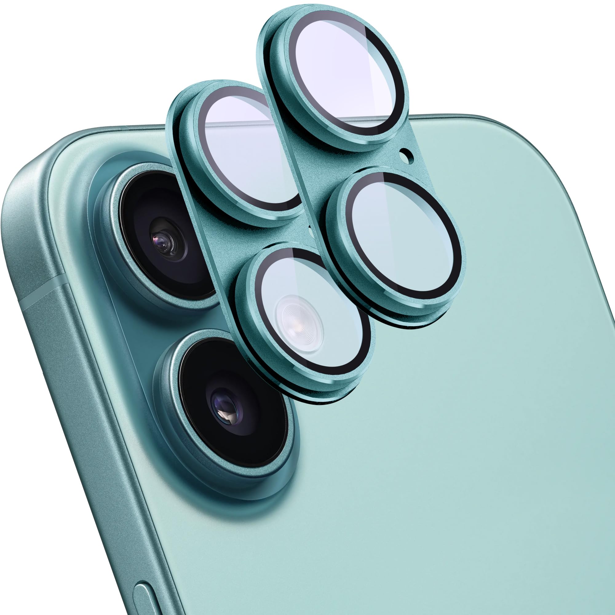 SY SHANGYAN 2 Pack Camera Lens Protector for iPhone 16/16 Plus