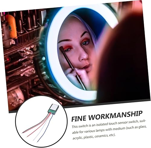 Miniatura 7 de OSALADI 2 unids espejo táctil nontendo inducción espejo lámpara control para iluminación táctil lámpara táctil luz cobre escritorio lámpara