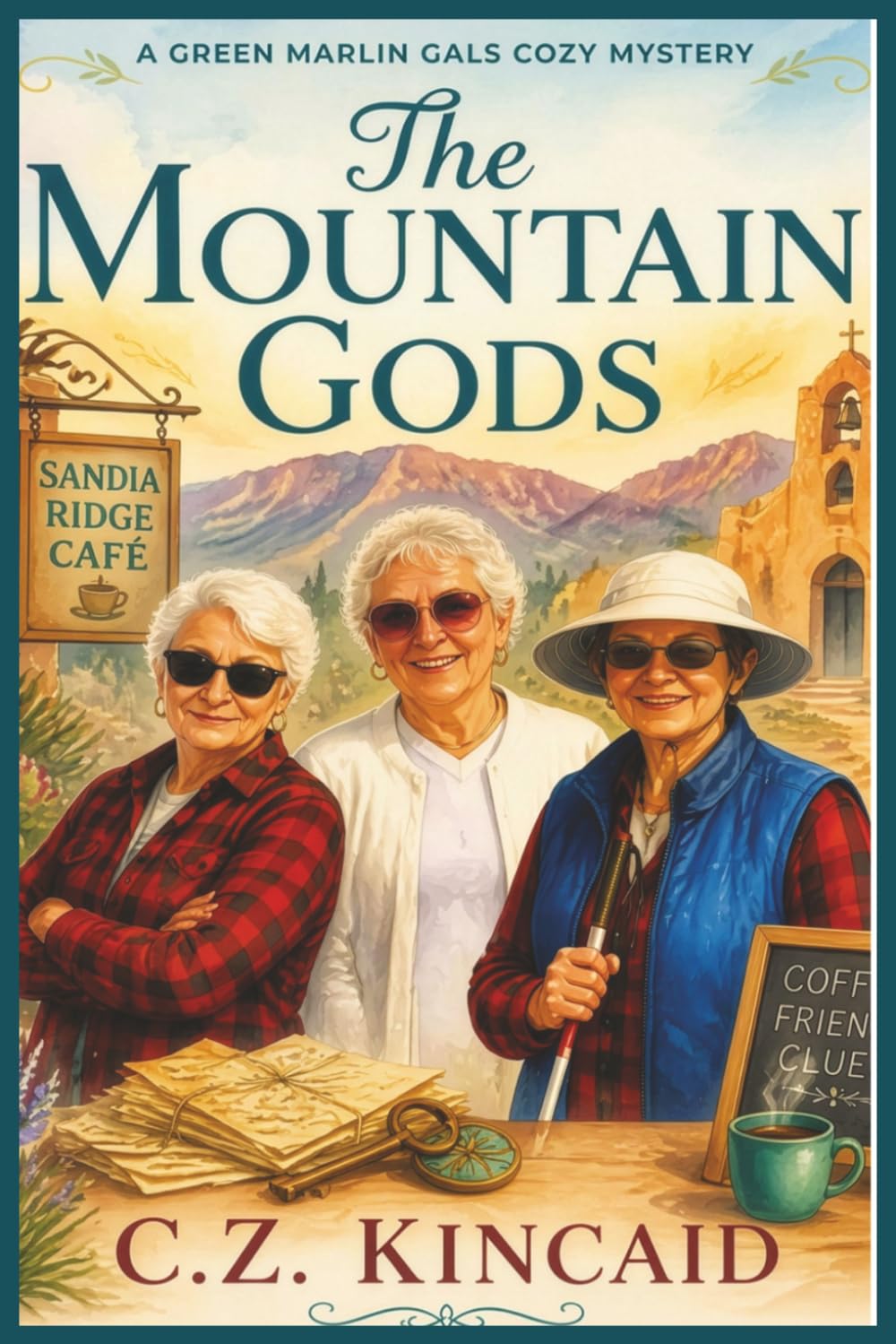 The Mountain Gods (Large Print Edition): A Green Marlin Gals Cozy Mystery