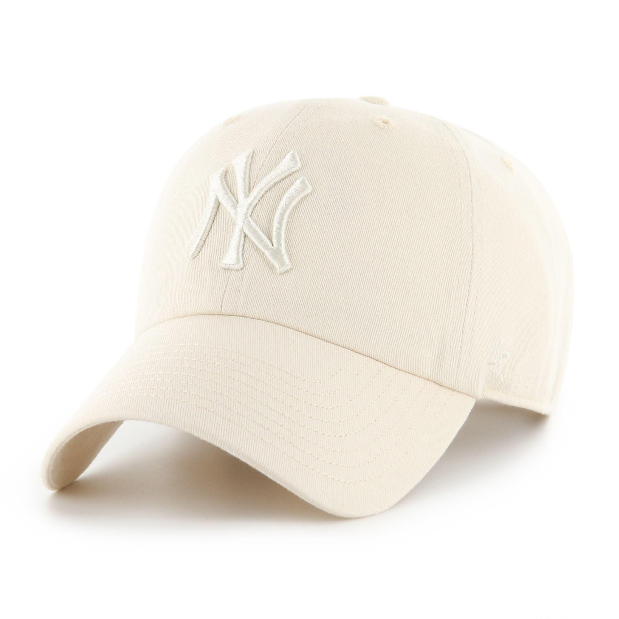 47 New York Yankees MLB Tonal Clean Up Beige Adjustable Cap
