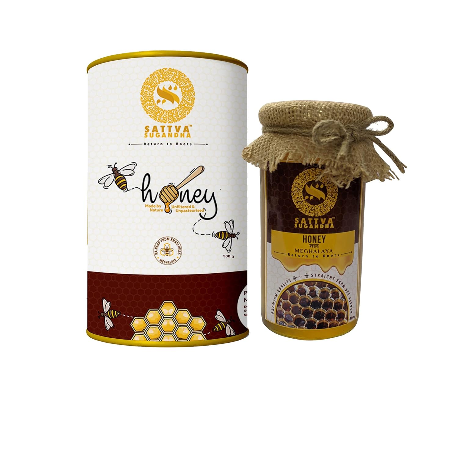 Sattva Sugandha Honey from Khasi Hills Meghalaya Raw Natural Pure