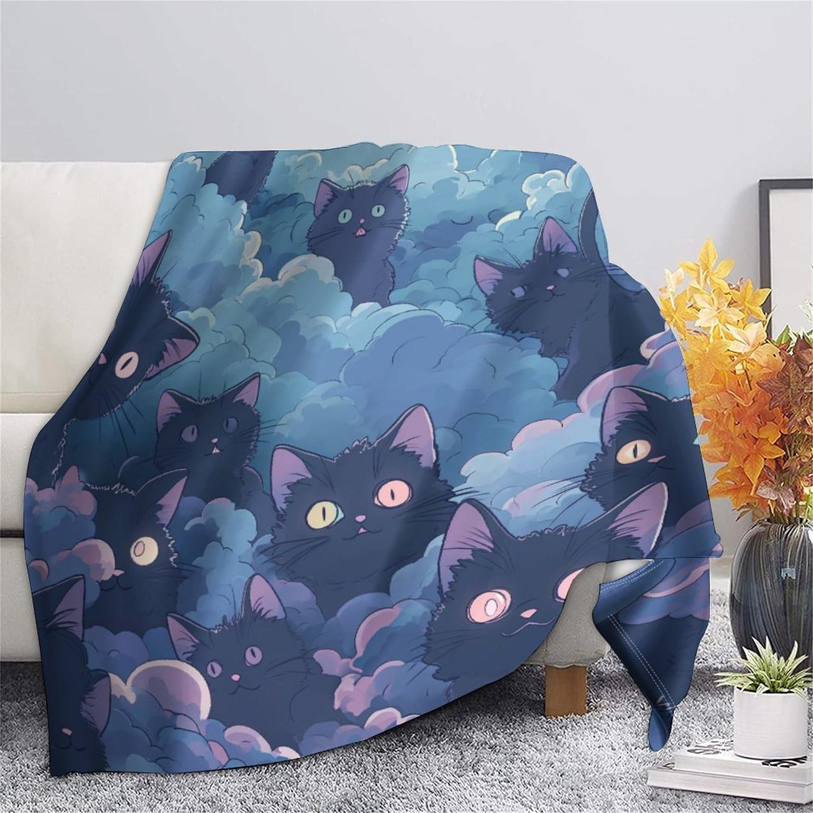 Coperta morbida in pile di flanella, ideale come regalo di compleanno per amici, familiari, regalo di Natale per amici e partner, coperta natalizia per divano e letto, 150 x 200 cm