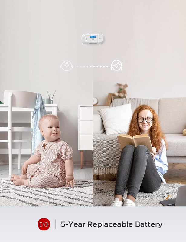 X-Sense XC04-R Szénmonoxid Érzékelő LCD Kijelzővel - 10 Éves Elemmel, Csúcsérték Memóriával, TÜV Tanúsított, Szabadon Elhelyezhető CO Detekt