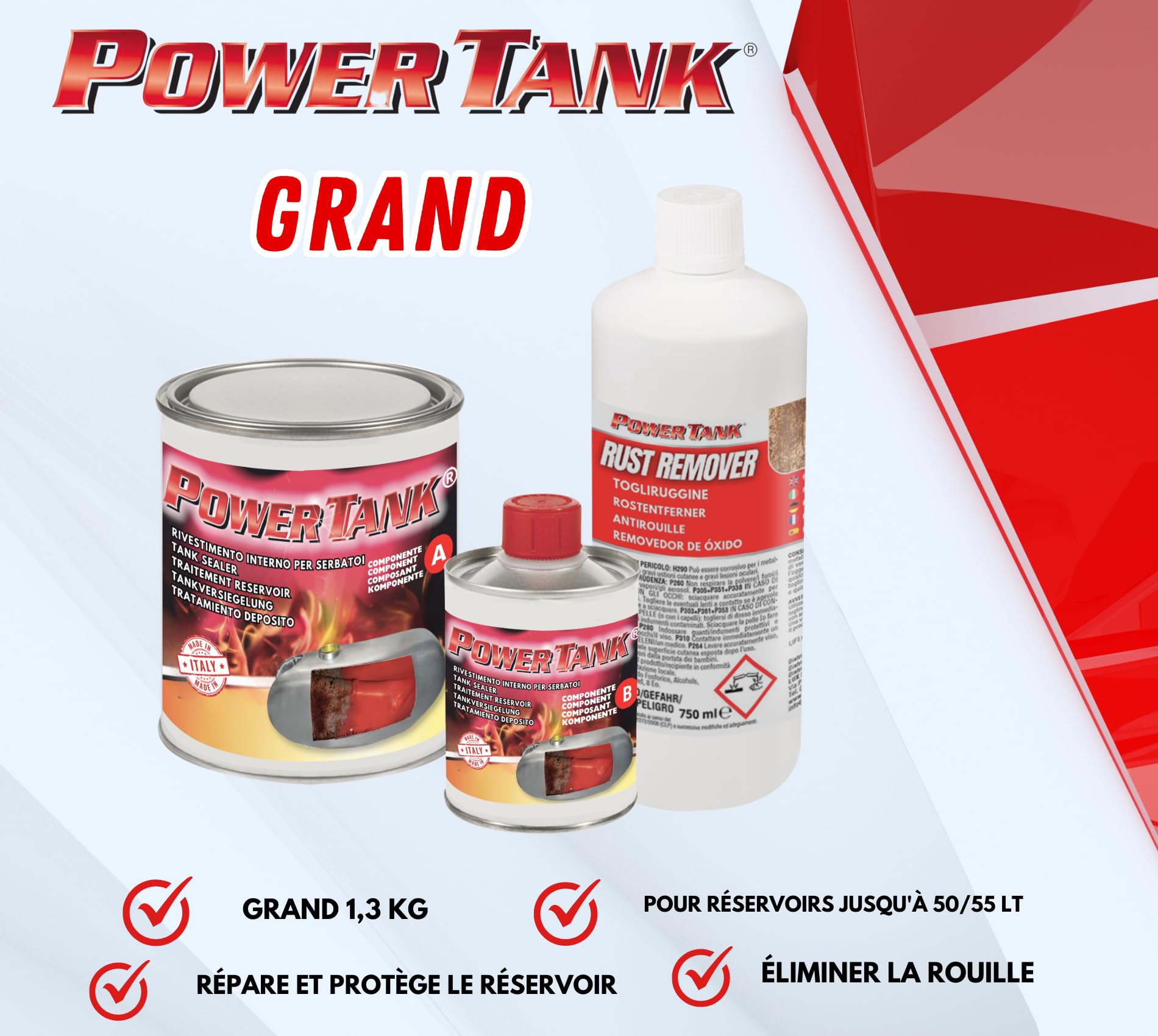 POWER TANK - Traitement Du Réservoir De Voiture (50/55 - 2