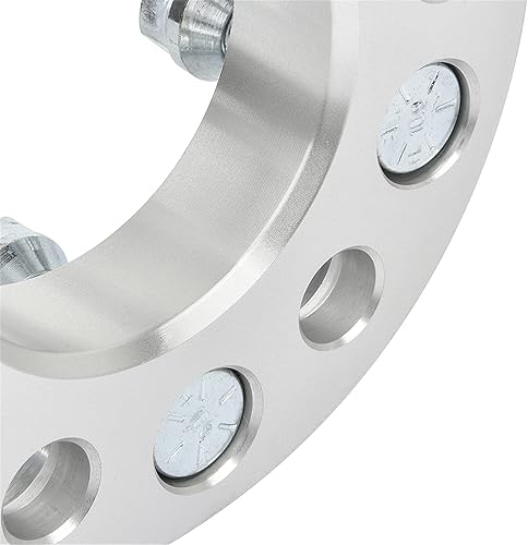 Miniatura 9 de SCITOO Espaciadores de rueda de 1 pulgada 6x4.5, adaptadores de espárragos de 12 pulgada de diámetro de 2.815 in, espaciadores de rueda compatibles