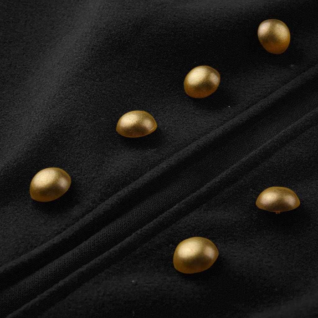 Women Vintage Autumn Solid Double-Breasted Long Sleeve Cardigan Jacket Long Coat at  Women’s Clothing store