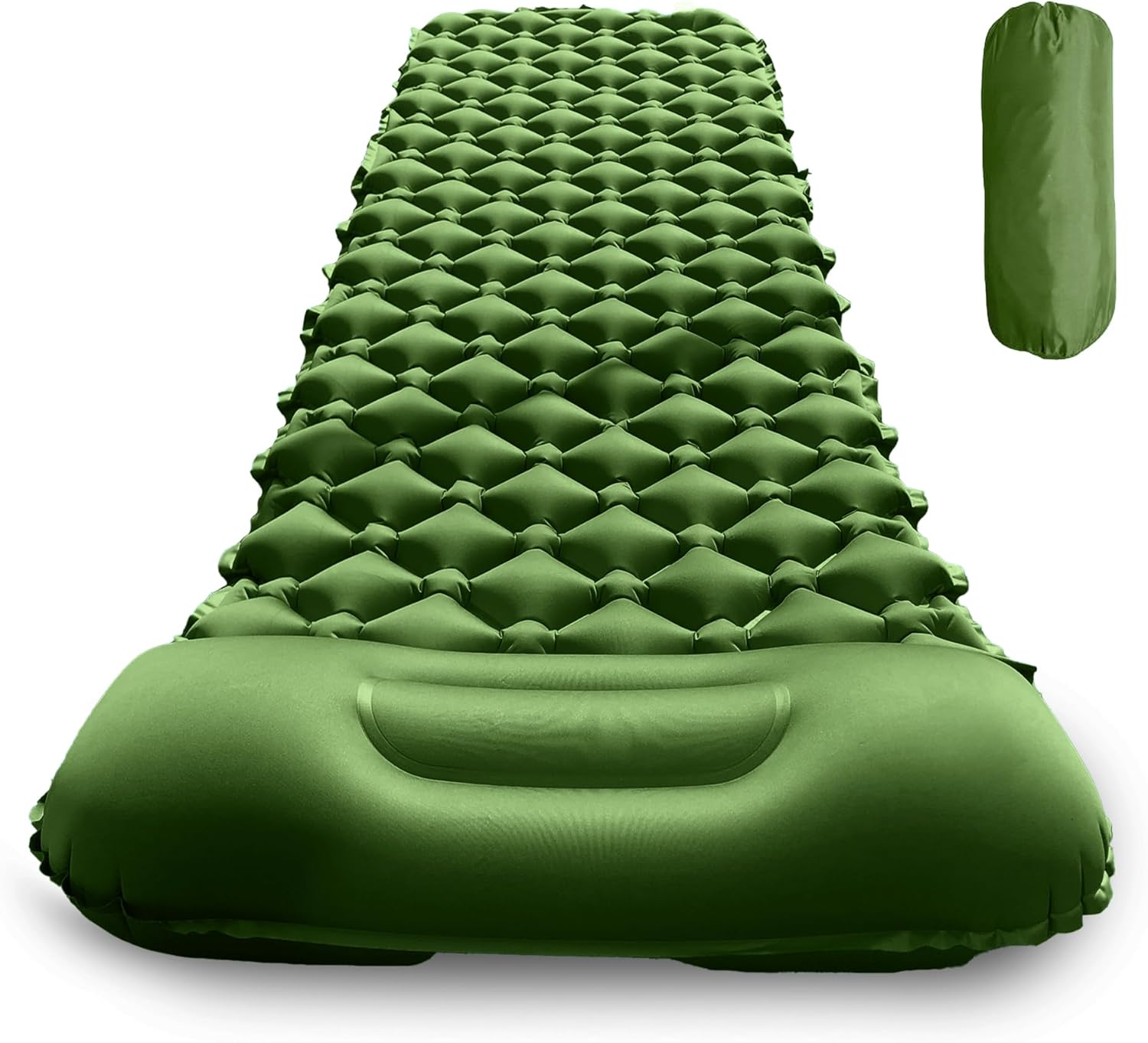 WILDTREK Inflatable Sleeping Camping Mat with Pillow Ultralight