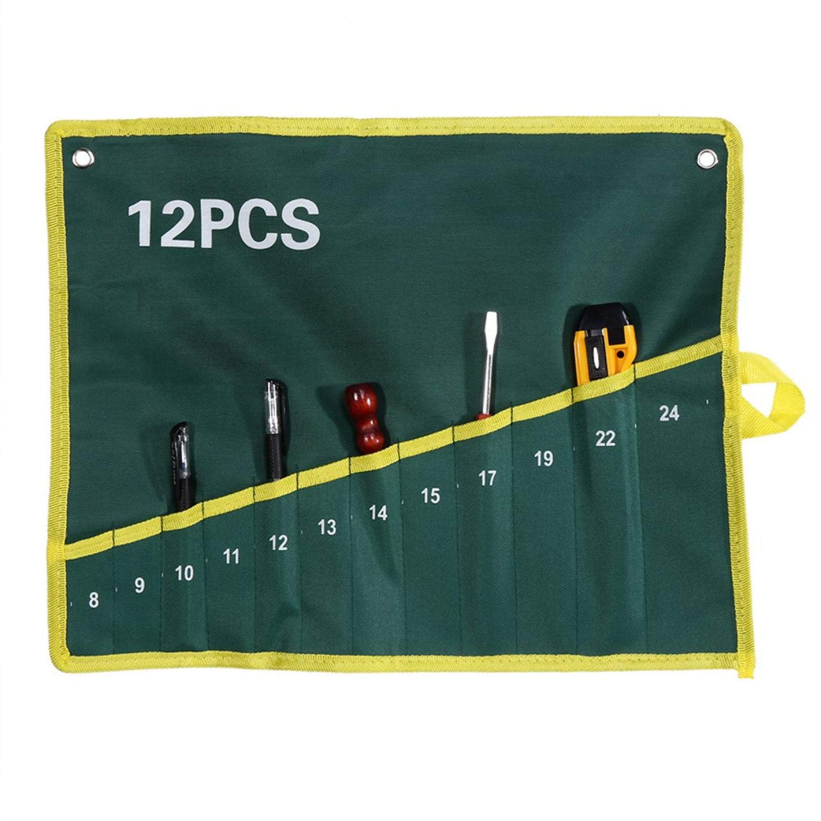 Wrench Roll Up Tool Bag, Spanner Roll Up Storage Bag