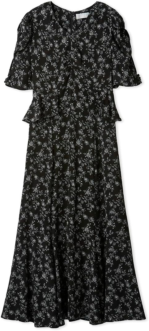 美品✨】ローズティアラ ワンピース 襟付き ボウタイ 4way 42 Rose