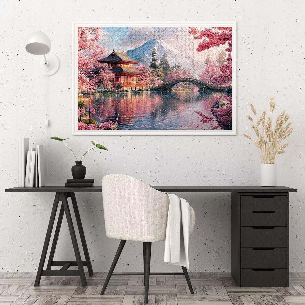 Puzzle 3000 elementów Japonia, puzzle 3000 elementów drewnianych dla dorosłych, gra edukacyjna dla dorosłych, grube i wytrzymałe drewno, puzzle do dekoracji ścian, Mount Fuji) H-70