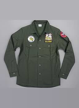 US アス　オリジナル　ベドジャン刺繍　ミリタリーシャツ cd013-89681-02b.jpg