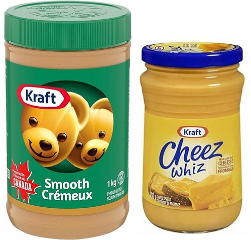 Miniatura 1 de Mantequilla de cacahuete Kraft (2.2 lbs) Cheez Whiz (15.87 oz)