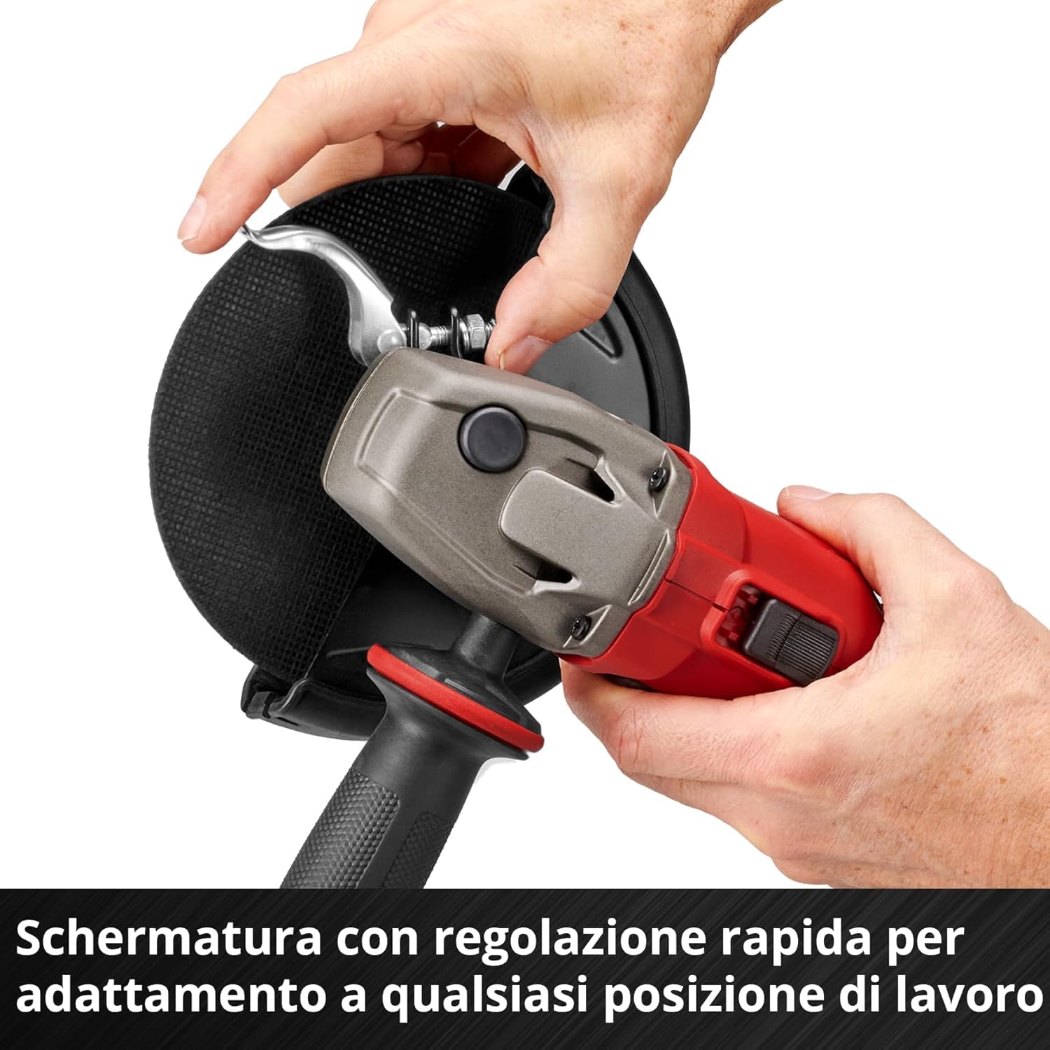Einhell Professional Smerigliatrice angolare a batteria AXXIO 18/150 Power X-Change (18 V, 700 W, 150 mm diametro disco, 40 mm profondità taglio, Brushless, soft start, con disco, senza batteria)