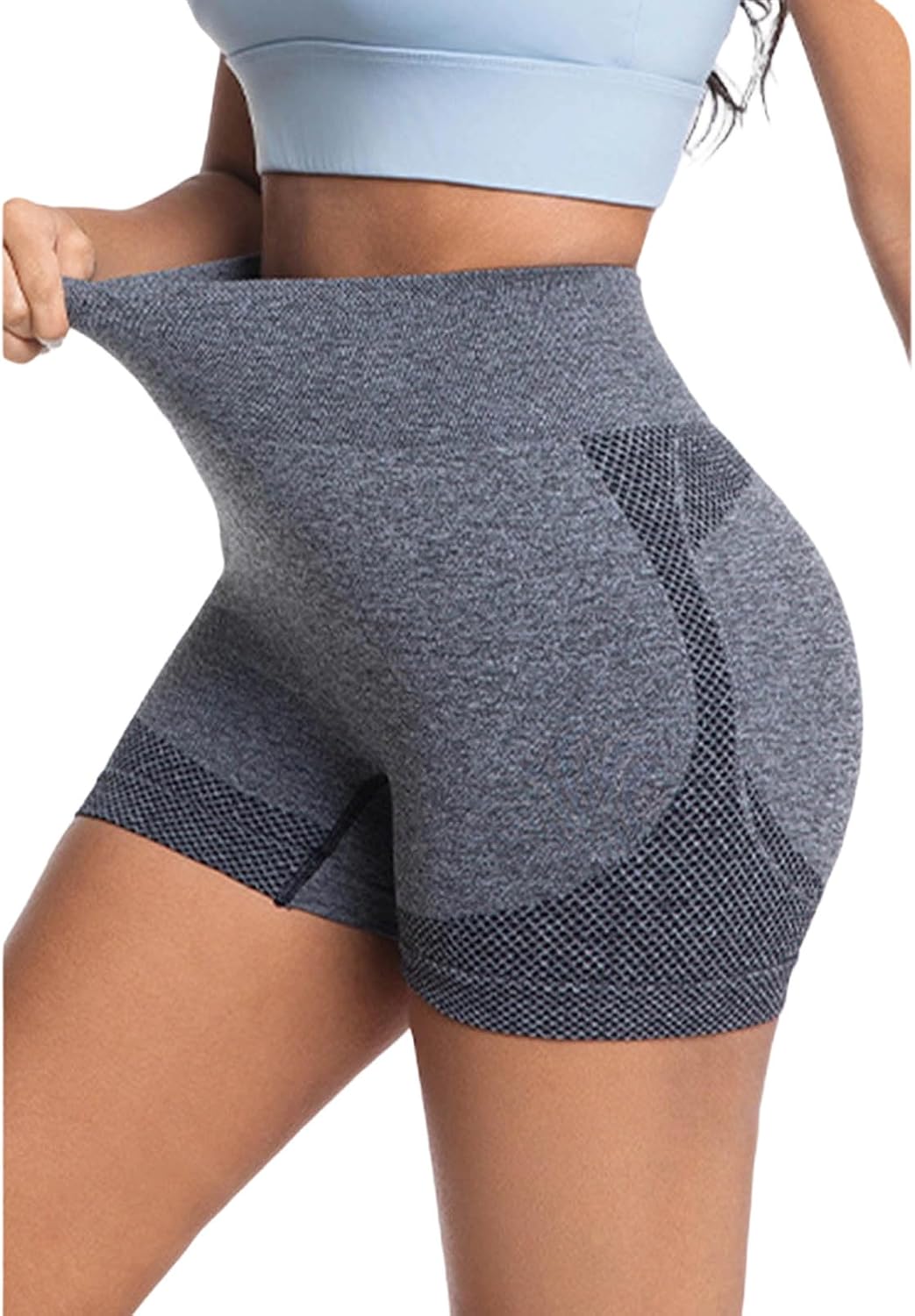 Biker Shorts Women 3" High Waisted Tummy Control Workout Gym Spandex Yoga Athletic Bike Shorts with Pockets