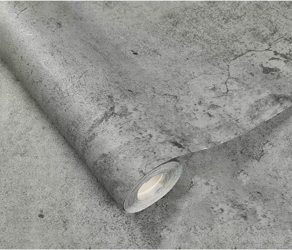 [YXSNG] コンクリート 壁紙 コンクリート柄の貼ってはがせる壁紙シール 幅60cm 60cm*5m コンクリート柄 壁用 モル