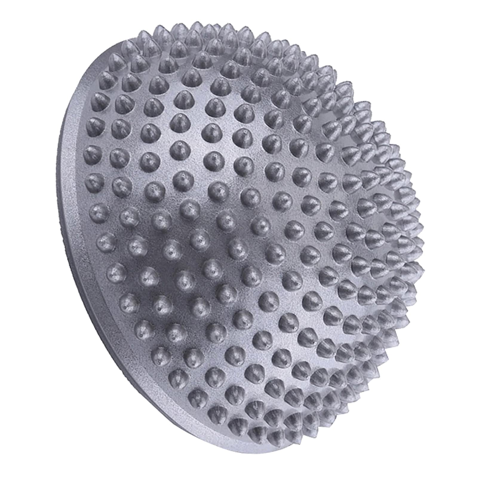 Aramox Half Exercise Pods, Spiky Point Design for Gym and Pilates Sessions, Enhances Foot Muscle Strength (Silver)