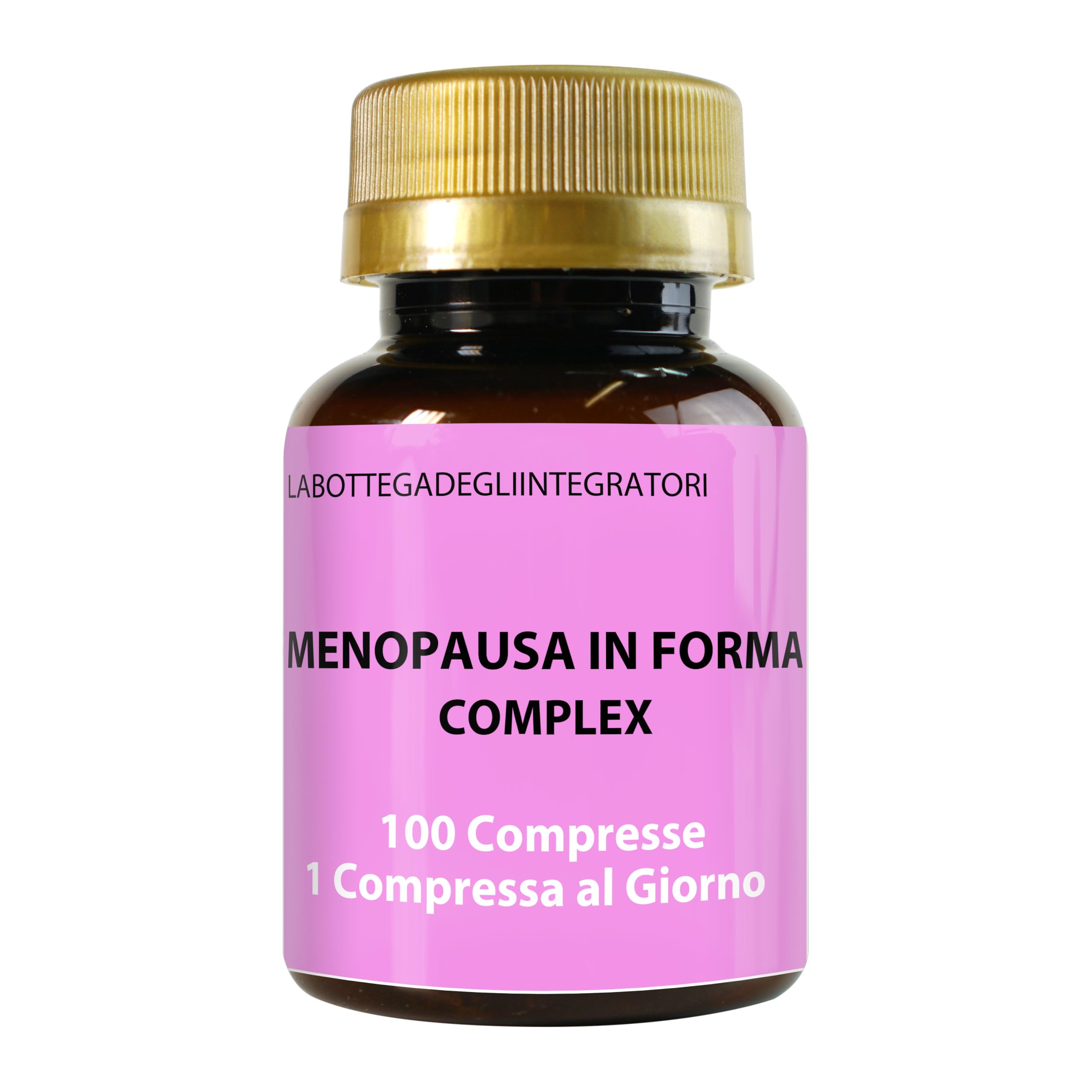 Kudzu e Trifoglio Rosso Ricchi in Isoflavoni, con Cimicifuga, Agnocasto, Moringa, Salvia, Dioscorea, Verbena | Menopausa In Forma Complex 100 Compresse | Controllo del Peso e Rilassamento | Vampate