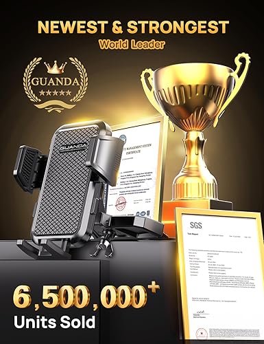 Miniatura 2 de Soporte de teléfono con ranura para CD, soporte mejorado para teléfono de automóvil [compatible con fundas gruesas], soporte universal para ranura