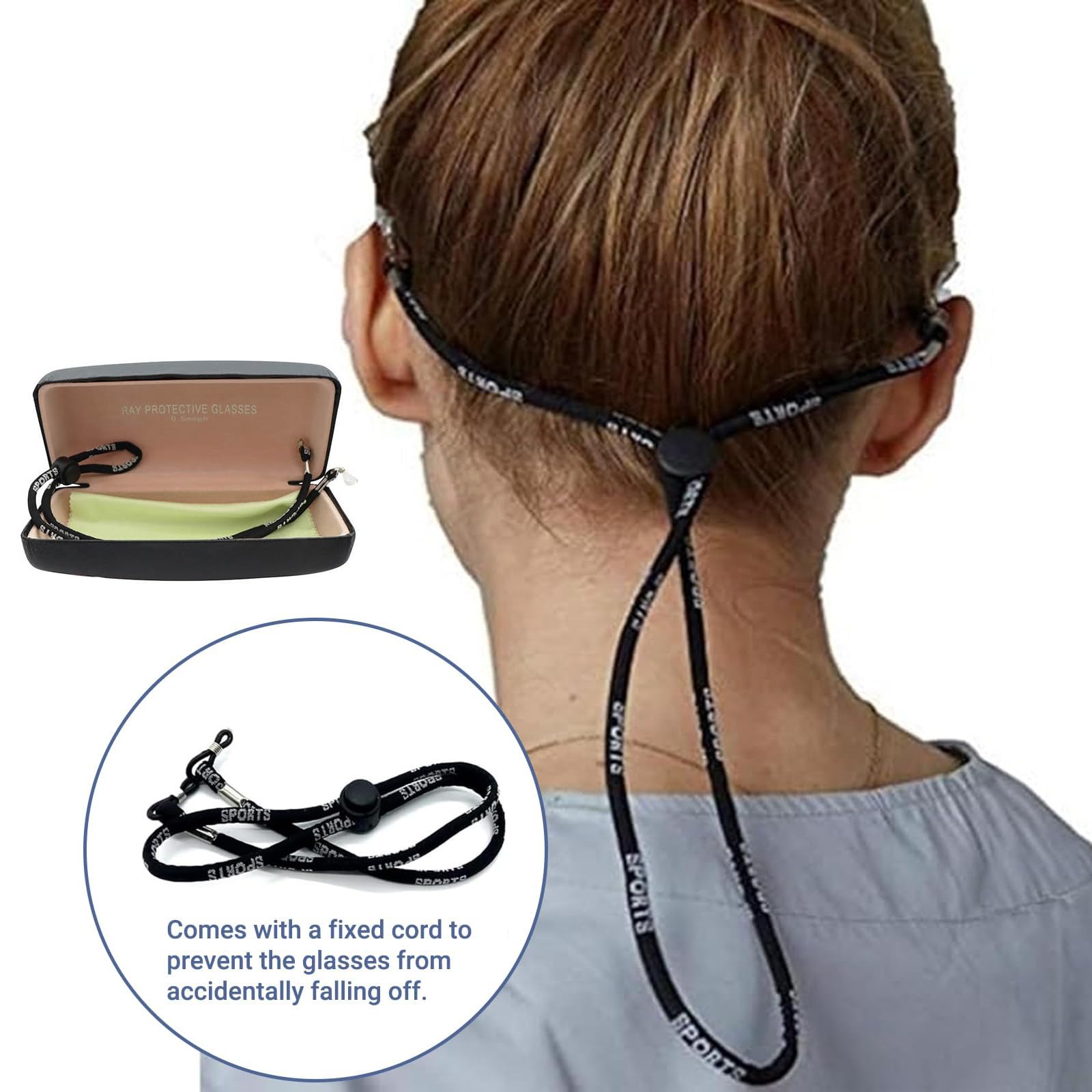 Gafas De Plomo para Rayos X (0,5/0,75mmpb), con Protectores Laterales, Gafas Protectoras Ligeras para Laboratorio Dental, con PañO De Limpieza, para ProteccióN Ocular 0.5mmpb