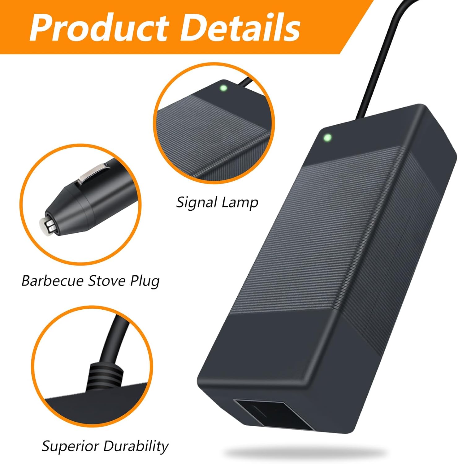 for GMG Green Mountain Grill 12V Power Supply Converter Compatible with Green Mountain Grills Davy Crockett P-1001 P-1295 P-1266 GMG-ADP10A GMGADP10A Power Converter Adapter