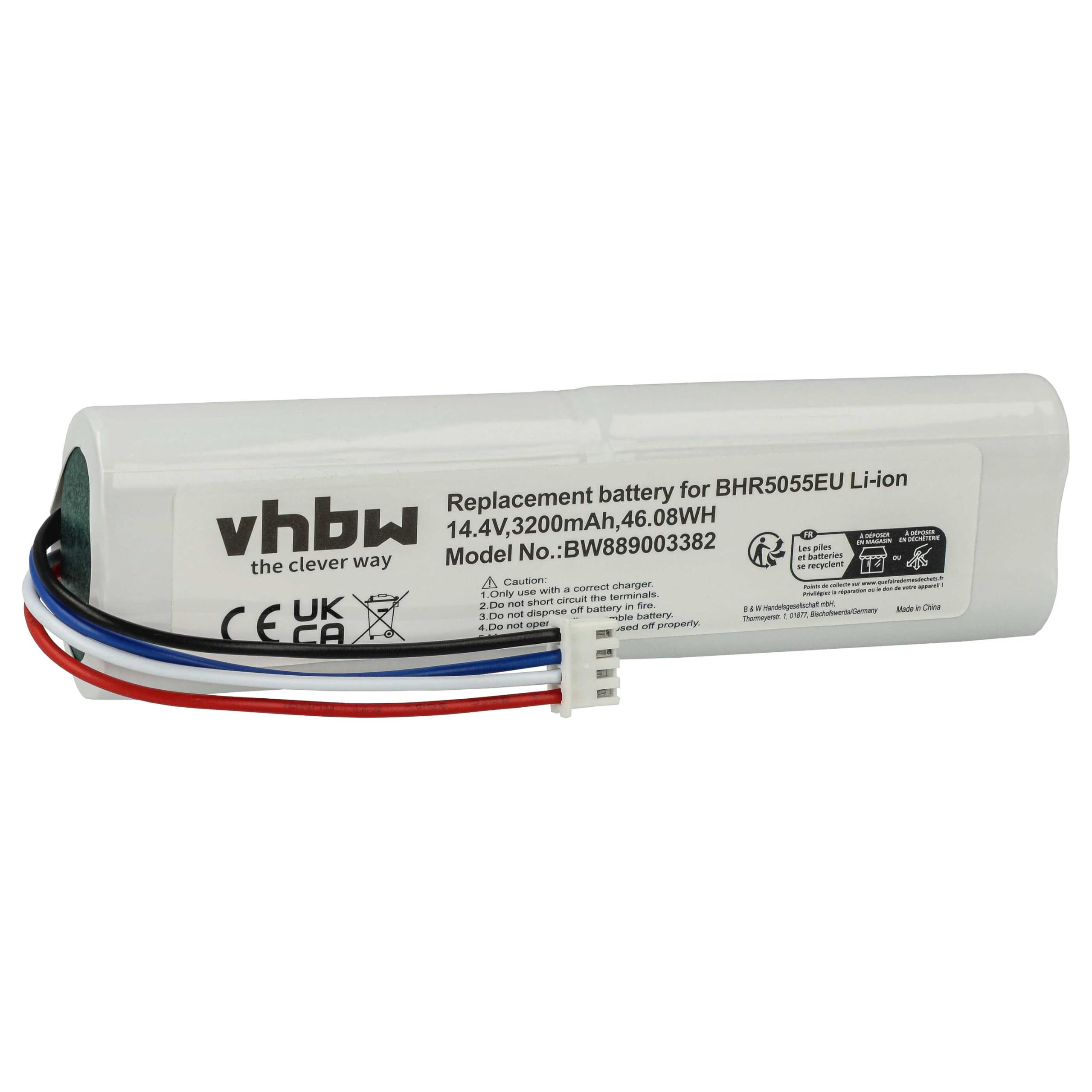 vhbw batteria sostituisce Xiaomi P2051-4S1P-ZM per home cleaner (3200mAh, 14,4V, Li-Ion)