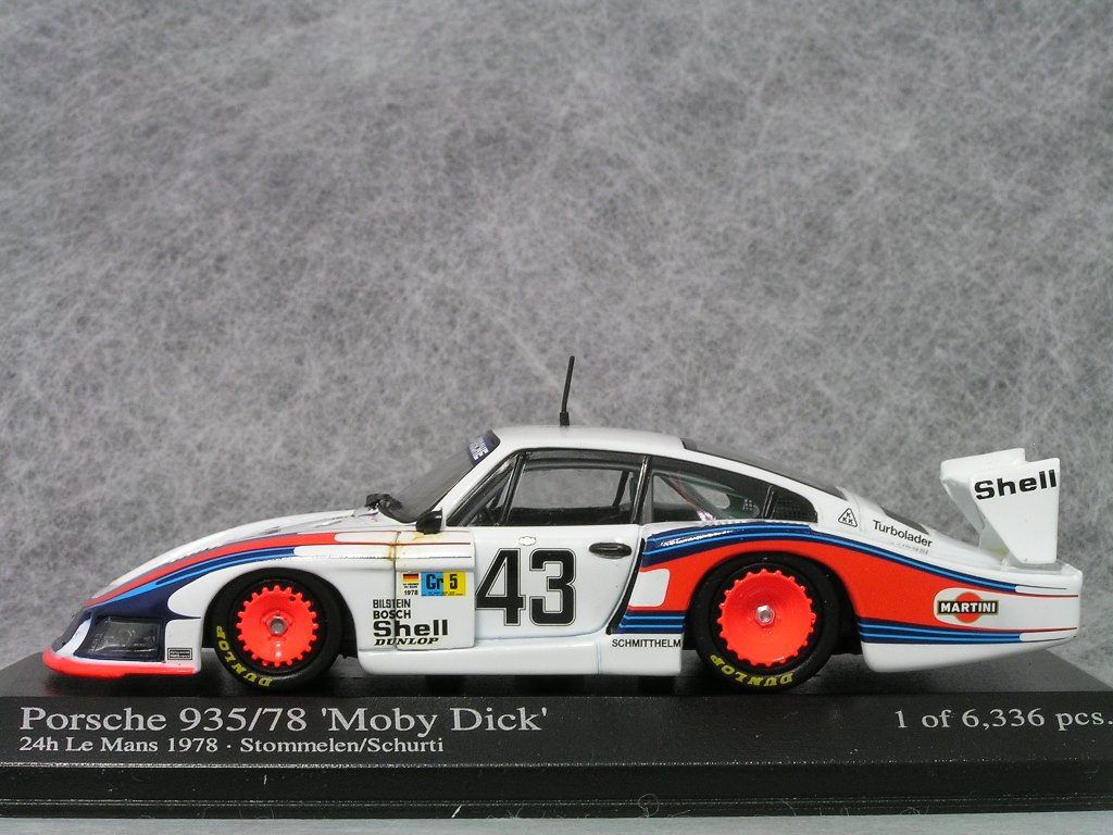 Amazon | 1/43 ポルシェ 935/ 7 8 〓 モビーディック ルマン 24h #43