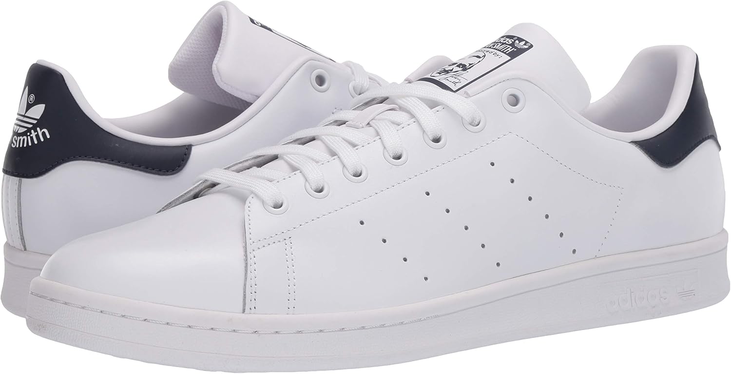 adidas Originals Men's Stan Smith Sneaker, Collegiate Navy/White,12 M US