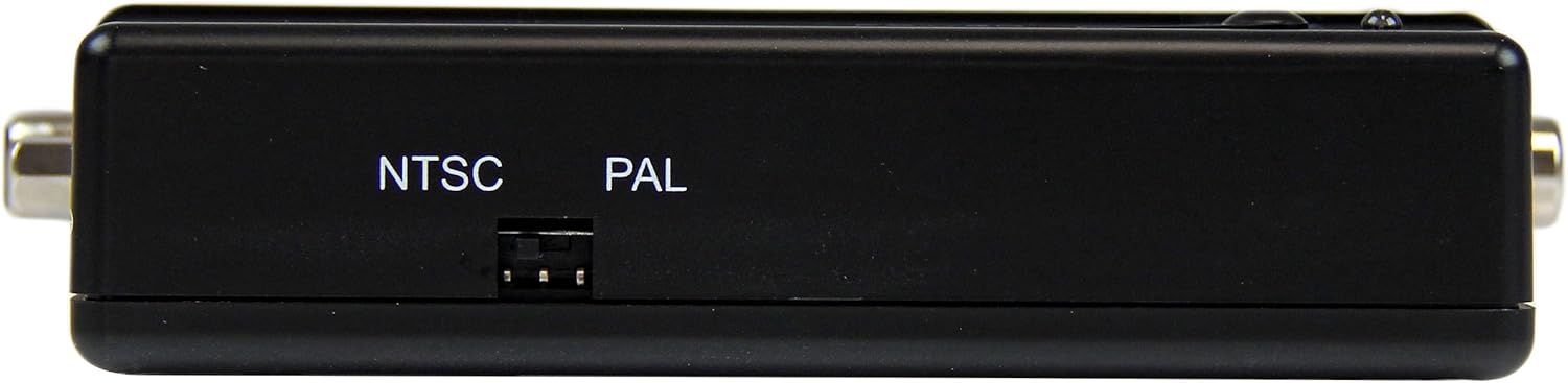 StarTech High Resolution VGA to Composite (RCA) or S-Video Converter - PC to TV Video Adapter - 1600x1200 RGB to TV (VGA2VID) : Electronics