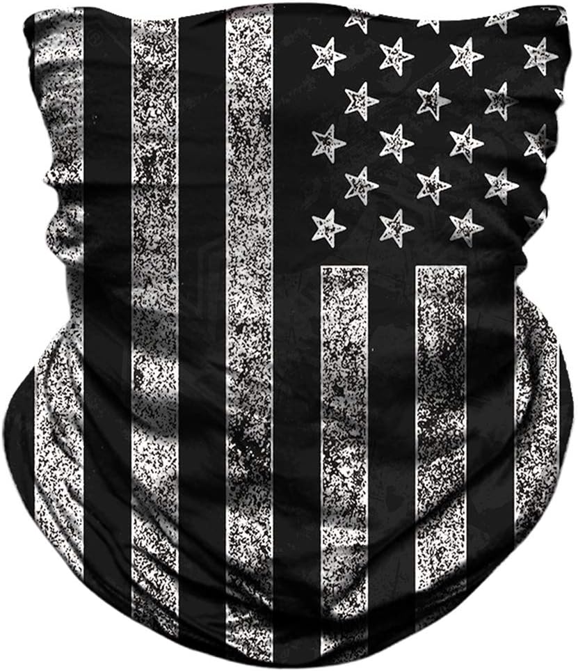 Seamless Neck Gaiter Shield Scarf Bandana Face Mask Seamless UV Protection for Motorcycle Cycling Riding Running Headbands