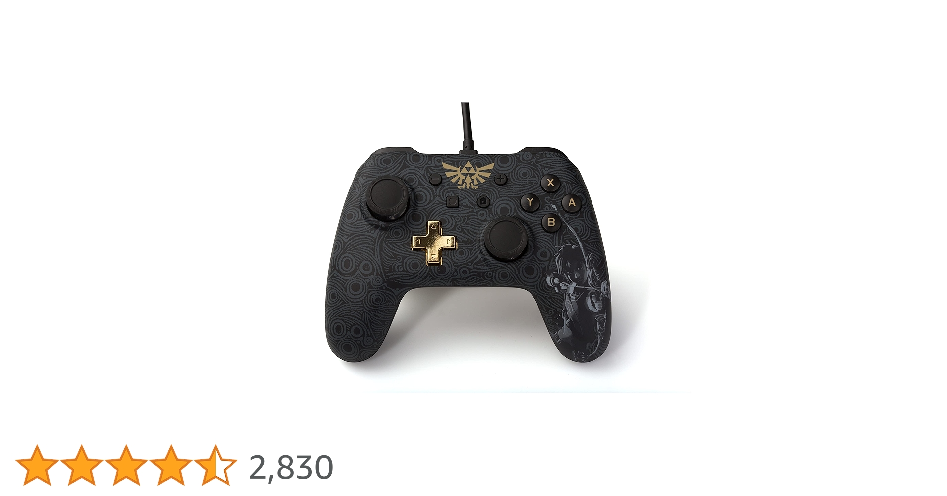 Amazon.co.jp: PowerA Nintendo Switch 有線コントローラー ゼルダの