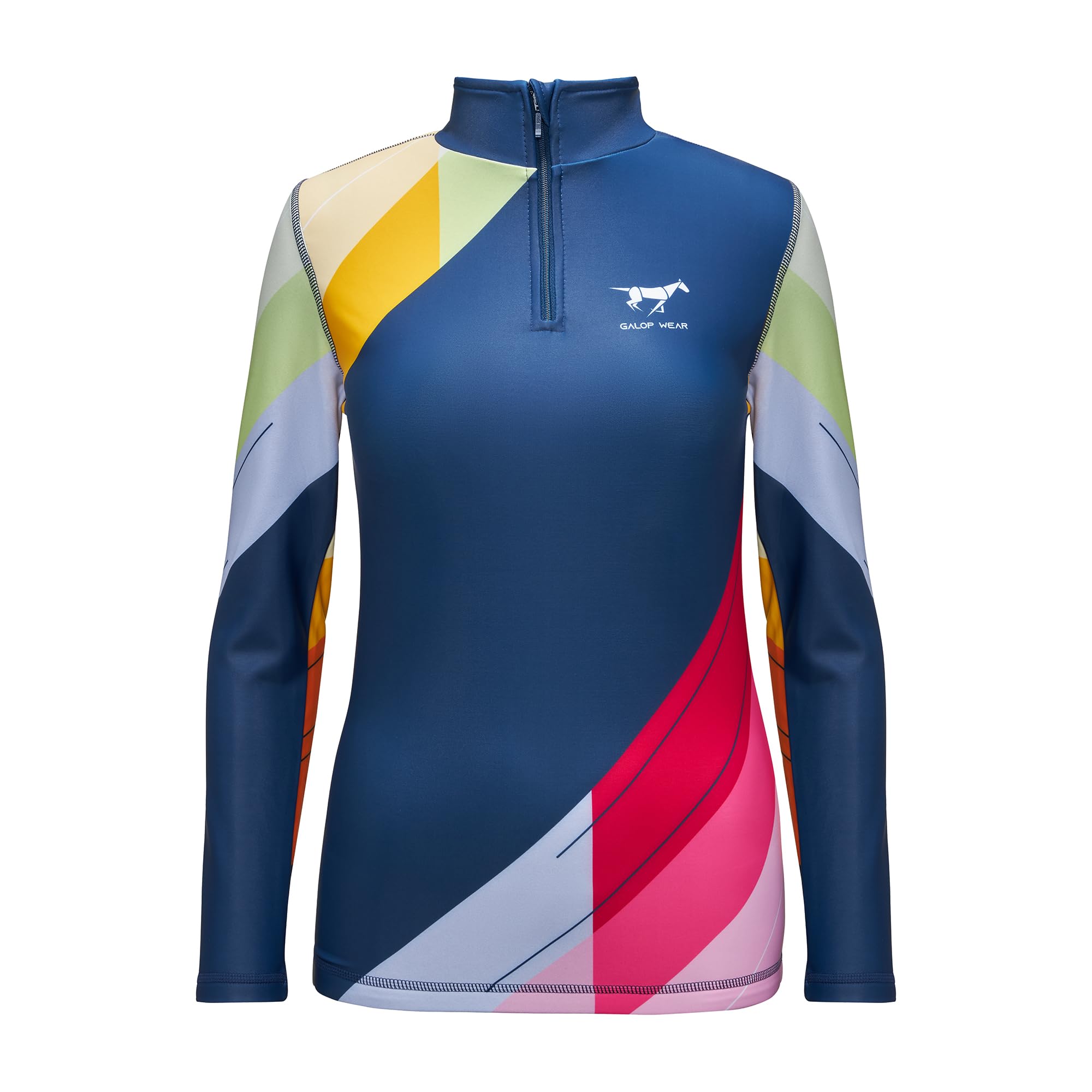 Bluza jeździecka młodzieżowa GALOP WEAR Crazy Colors | elastyczna i oddychająca