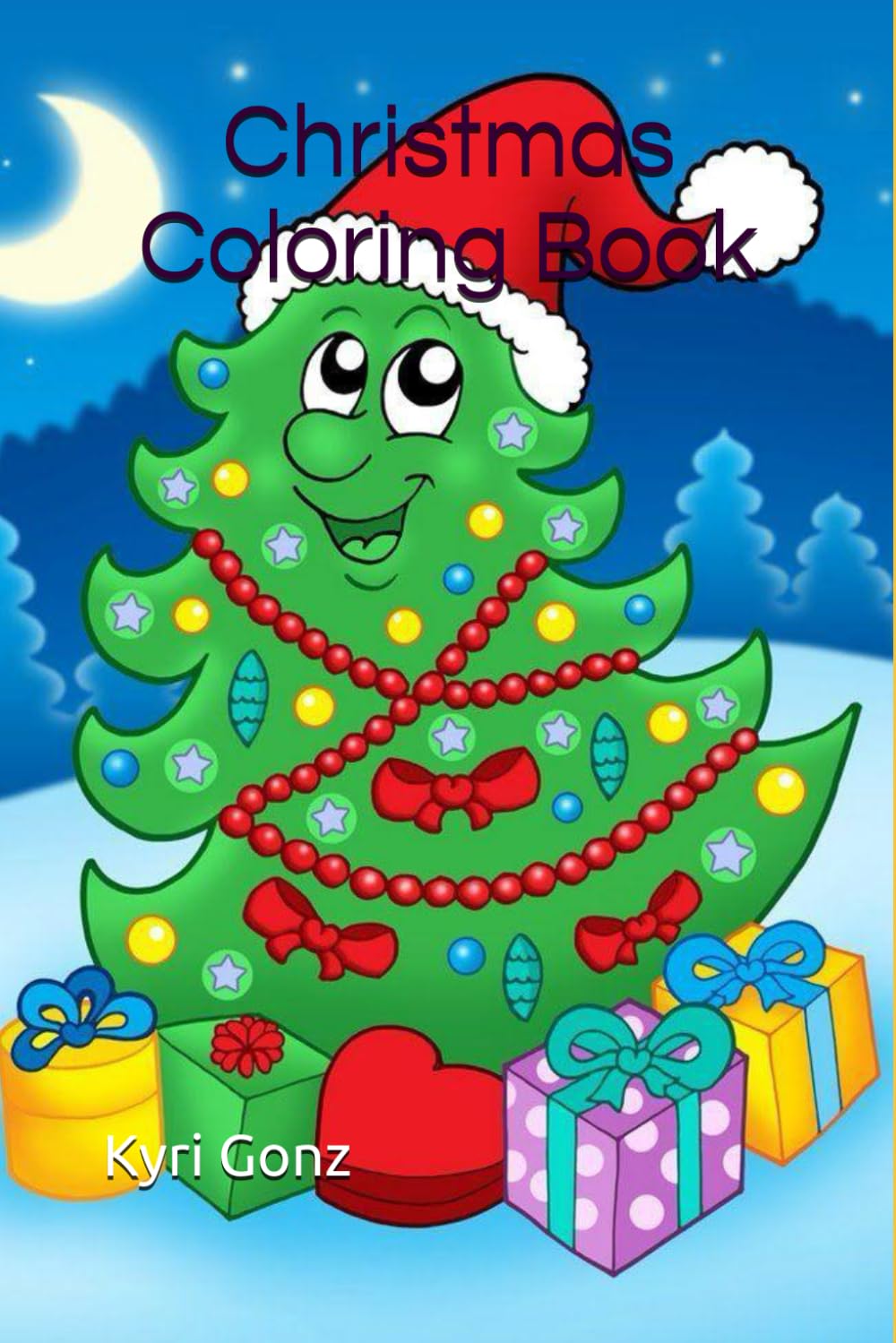 Christmas Coloring Book: Young kid coloring pages