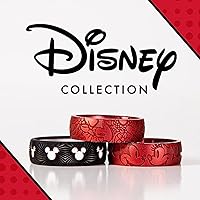 Vista 2 de Enso Rings Disney Dualtone Anillos de silicona – Mickey Mouse Op Art – Diseño flexible y transpirable