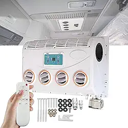 Ar-Condicionado Inverter 12v/24v Cc, Ar-Condicionado Para CaminhãO E Rv, 3800 Rpm, RotaçãO De 360°, Resfriamento RáPido E Baixo RuíDo