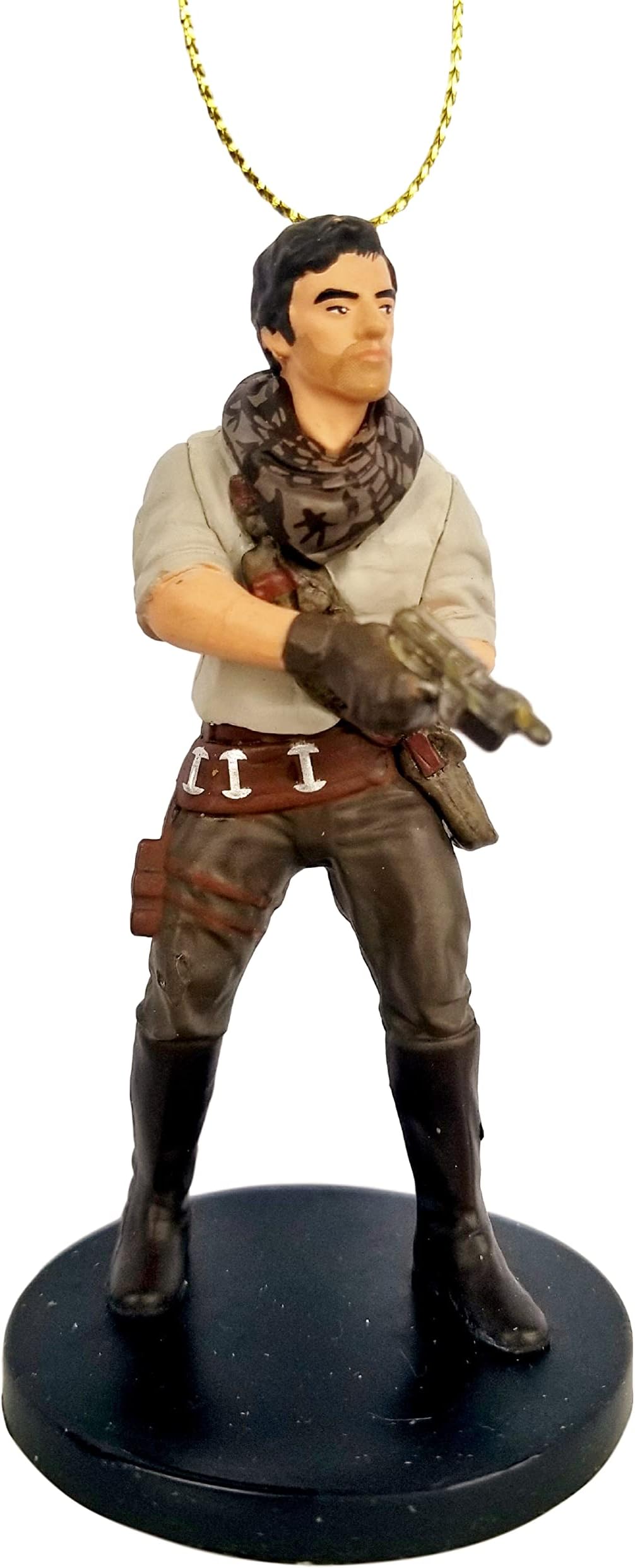 Poe Dameron from Movie Rise of Skywalker Saga Figurine Holiday Christmas Tree Ornament - Limited Availability - New for 2021