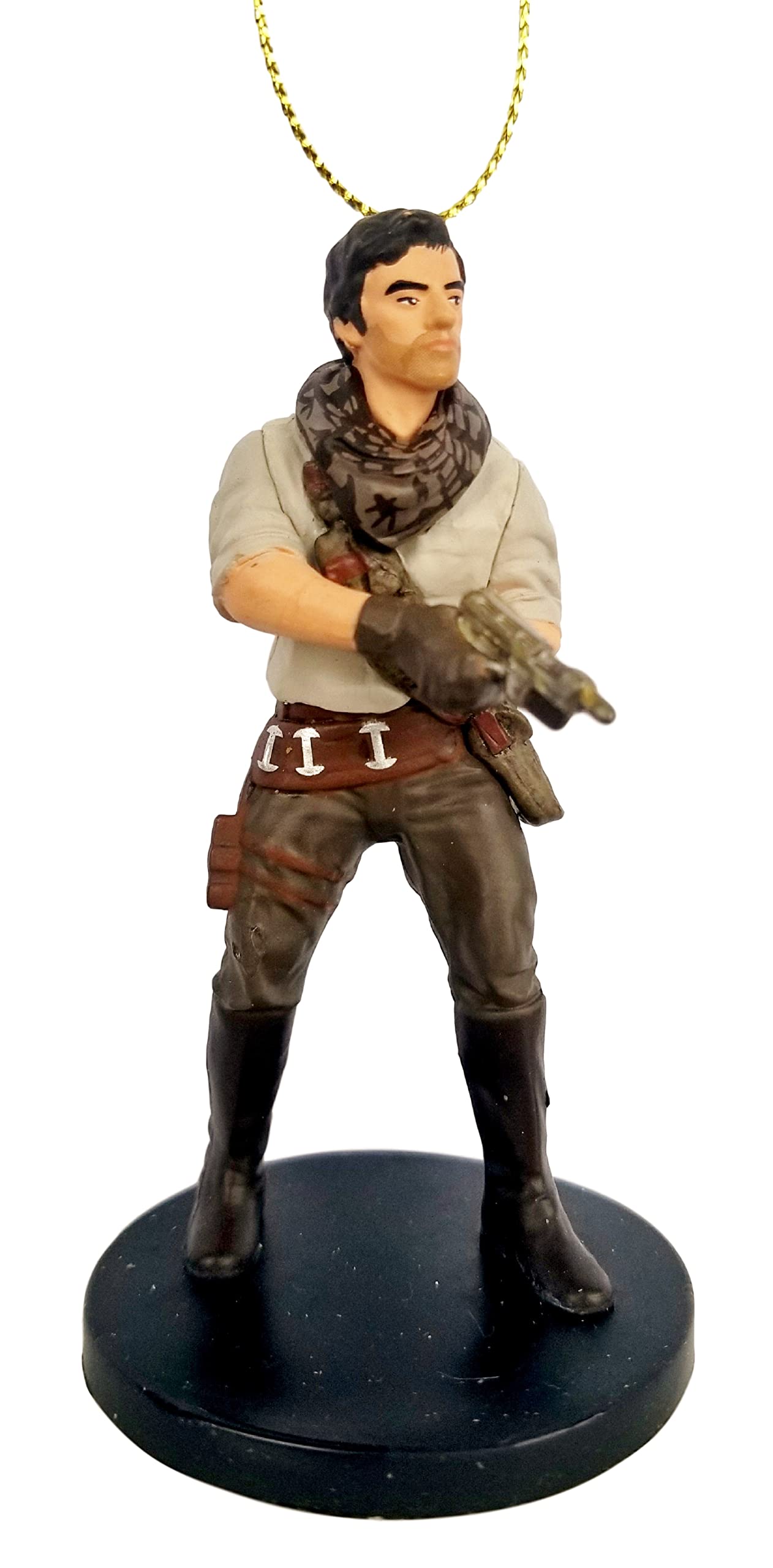 Poe Dameron from Movie Rise of Skywalker Saga Figurine Holiday Christmas Tree Ornament - Limited Availability - New for 2021