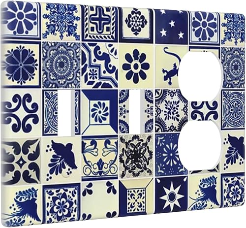 Miniatura 148 de Placa Decorativa de Pared Beige Boho de Mediados de Siglo Sol Abstracto 1-Gang Retro Años 70 Arte Geométrico Moderno con Arco Eléctrico Interruptor