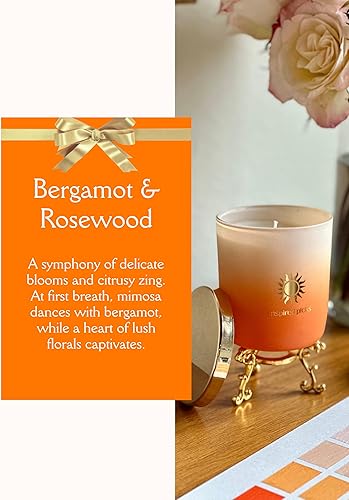 Miniatura 7 de Inspired Picks Regalos de San Valentín para ella (lujo)  Vela perfumada y cera de soja en un frasco de vidrio  Regalos para mujer Get Well Soon,