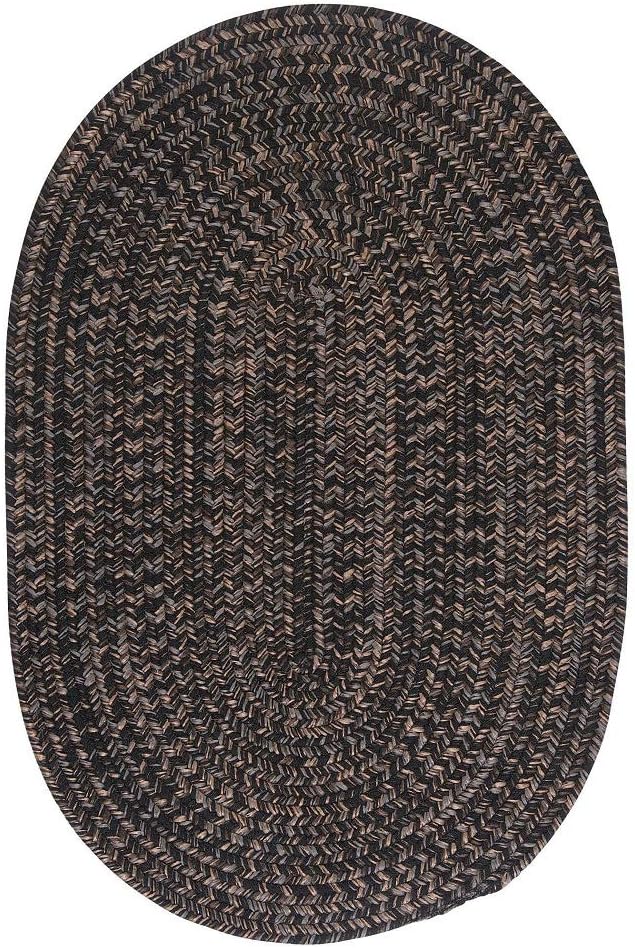 1 Piece 9' x 12' Oval Traditional Reversible Versatile