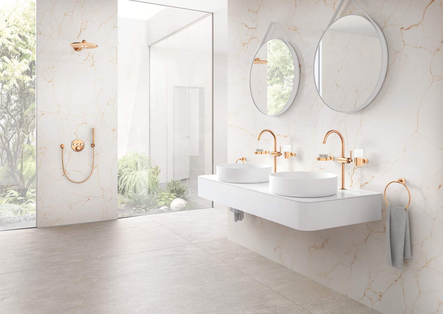 GROHE 27074A00レインシャワーシャワーホルダー、クロム 並行輸入品