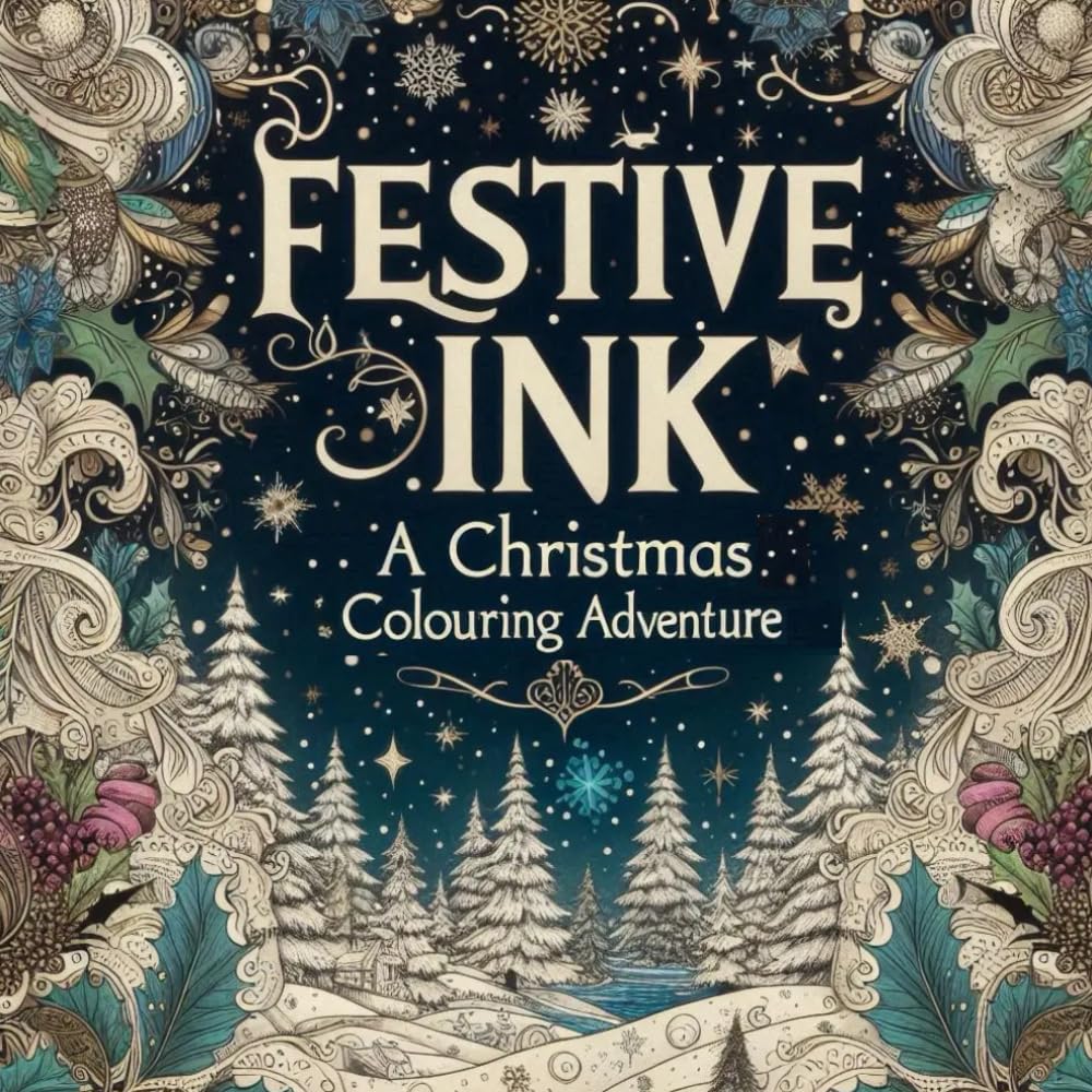Festive Ink A Christmas Colouring Adventure (Inky Escapes Collection)