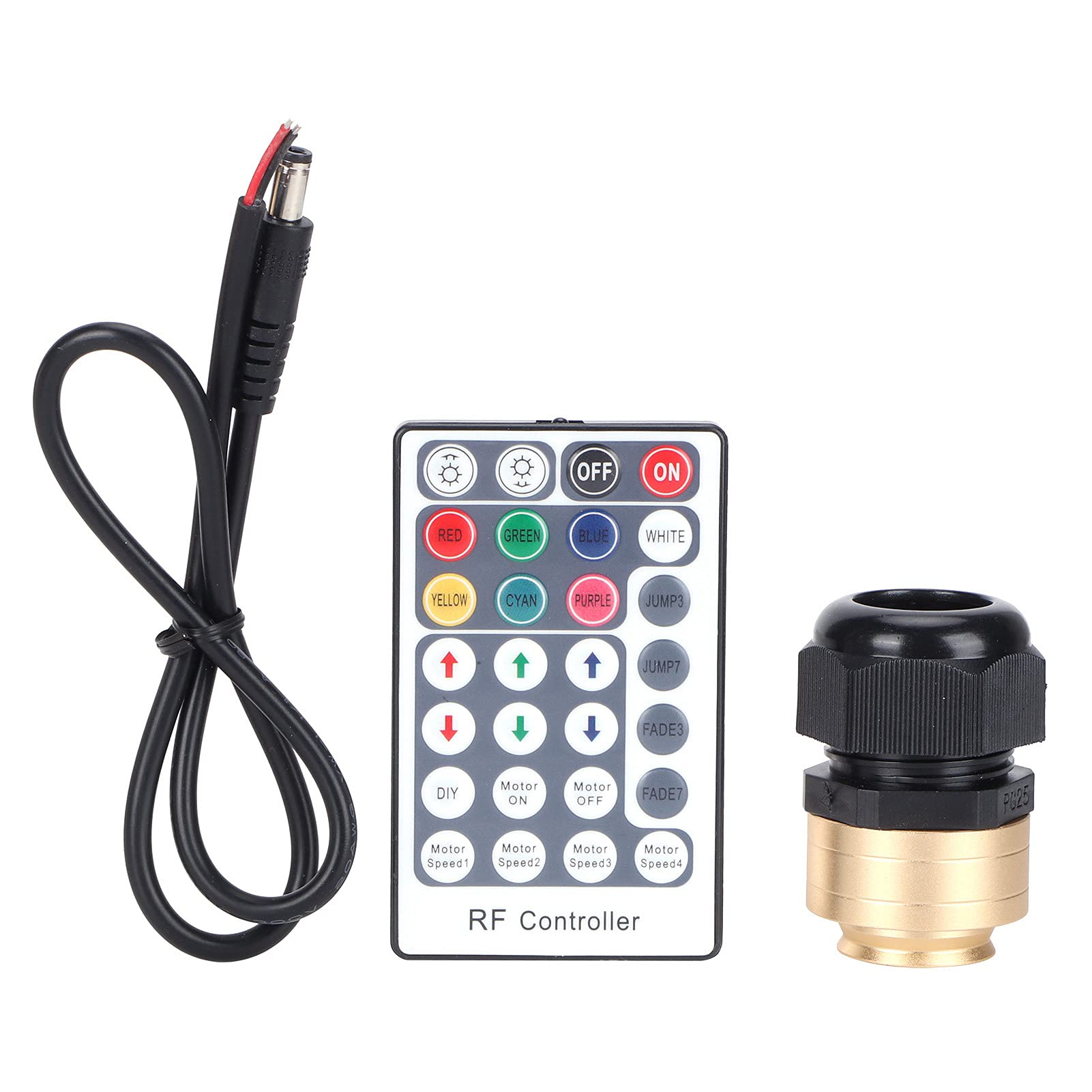 Akozon Motor de Luz Led de 16W, Iluminación de Fibra óptica de Techo Rgbw para Decoración del ar y el Coche, Ac85-265V Motor de Luz Led de 16W