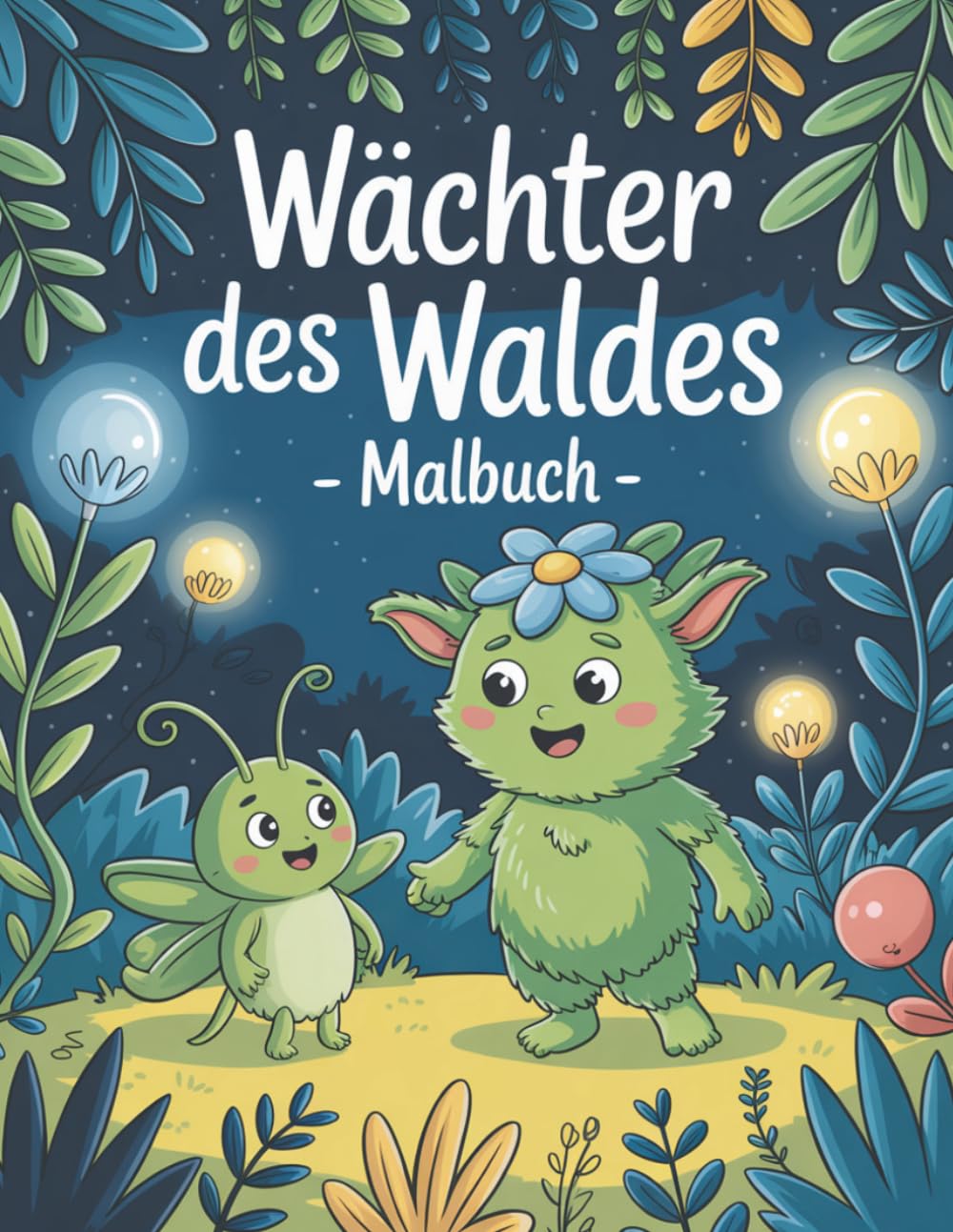 Wächter des Waldes Malbuch: Magischer Wald zum Ausmalen für Erwachsene Fantasievolle Naturmotive zur Entspannung, Achtsamkeit und kreativen Auszeit