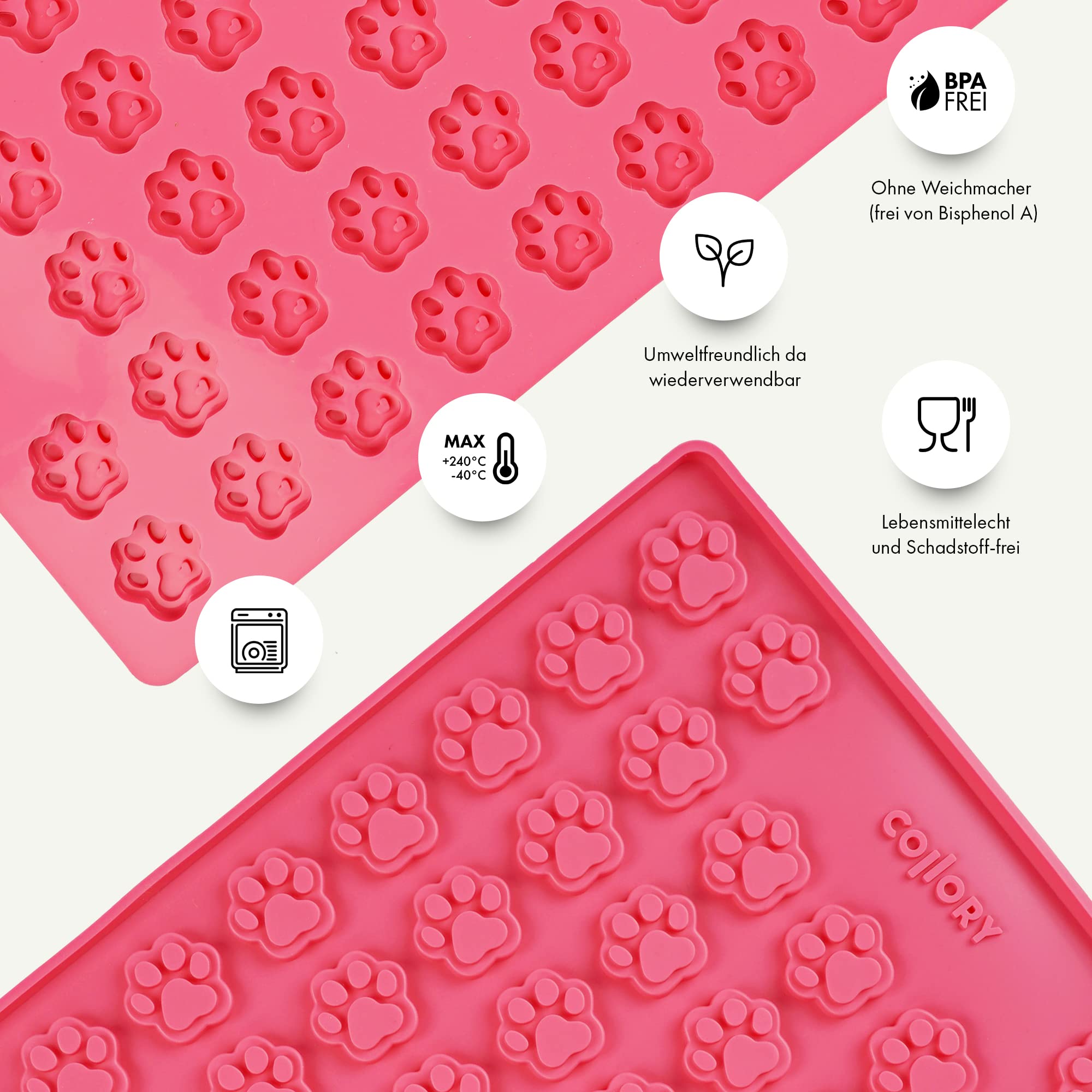 Molde Silicon De Patitas O Huellas De Perro Para Galletas | Mercado Libre