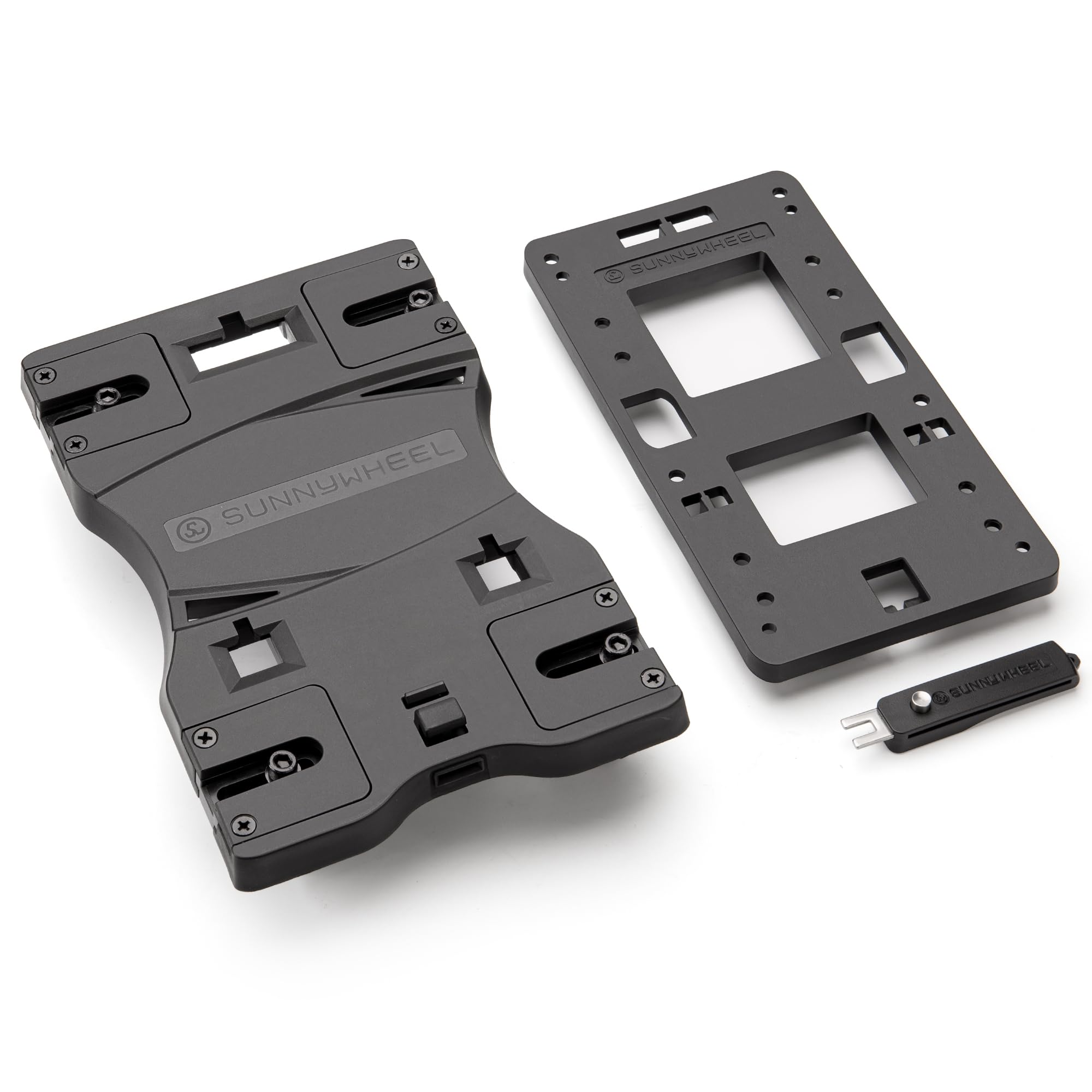 Quick Release Adapter Plate for Rear Rack – DIY Custom Rear Rack Carrier - Universal Bike Basket & Top Case Mounting Bracket